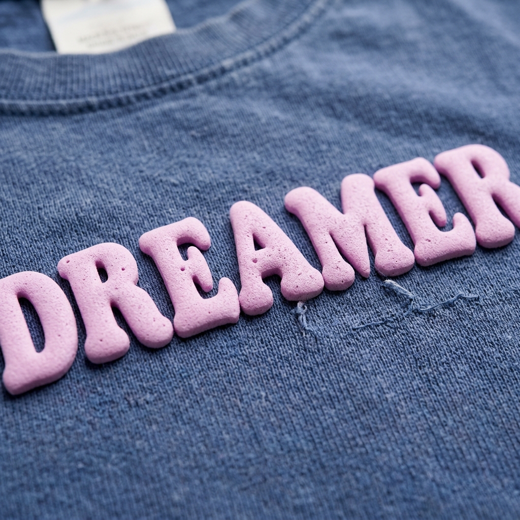 Estampado puff printing inflado